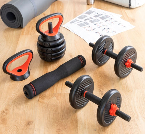 Kit Haltères réglables 6 en 1