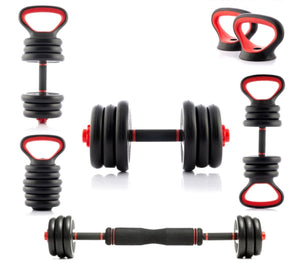 Kit Haltères réglables 6 en 1