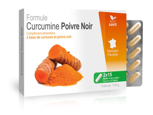 Formule Curcumine - Poivre Noir - Novsante