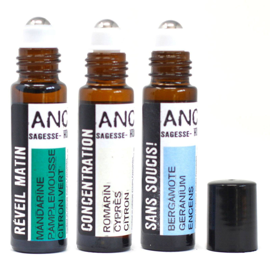 Pack Roll-on REVITALISANT - 1 Tonifiant + 1 Concentration + 1 Anti-stress